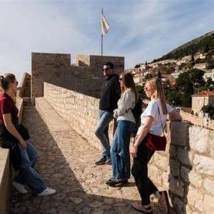 Small group on Dubrovnik City Walls